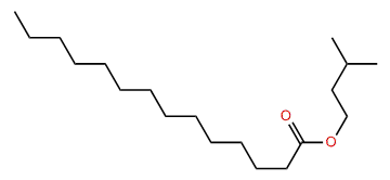 3-Methylbutyl tetradecanoate